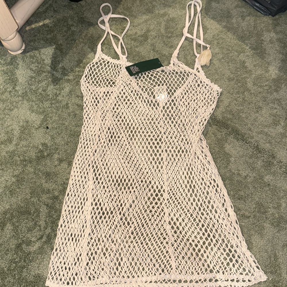 Wild Fable crochet cover up dress